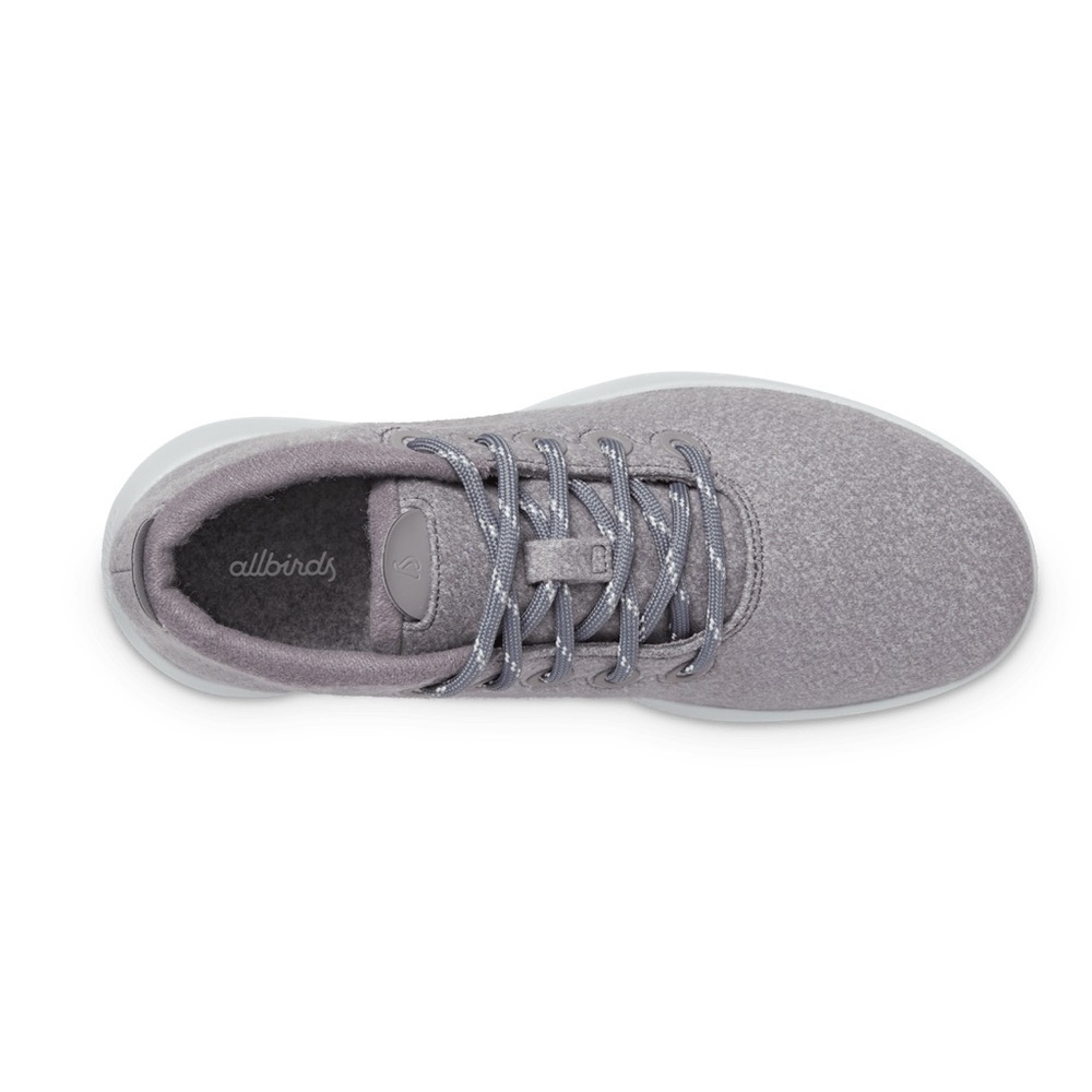 Women’s allbirds Wool Runner-up Mizzles in Light Grey - Picture 4 of 10